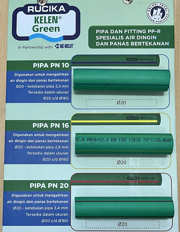 pipa PPR Rucika Kelen® Green